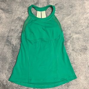 Lululemon high neck tank top with built in sports bra